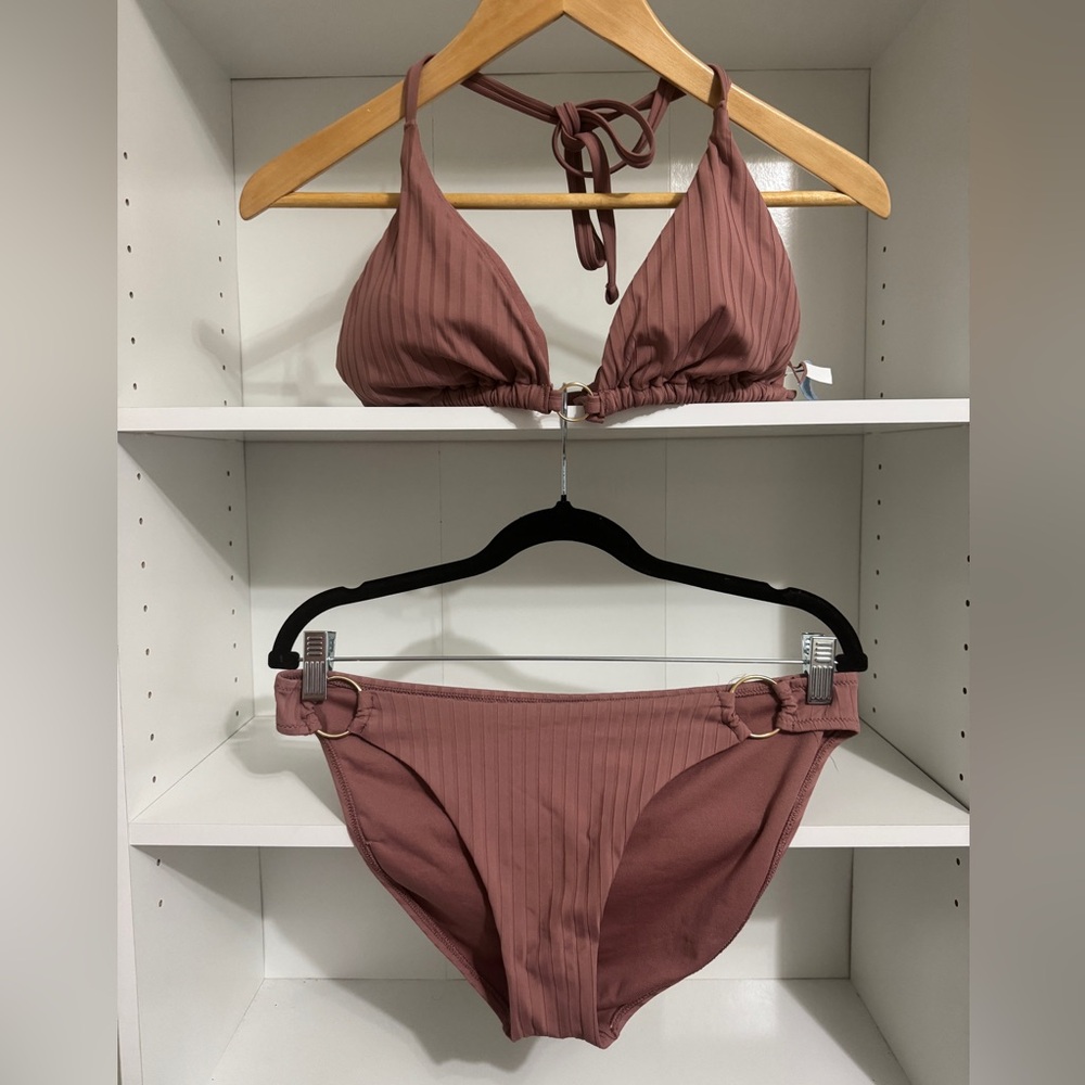 Shade & Shore Women's Bikini Set And Coverup Size Medium